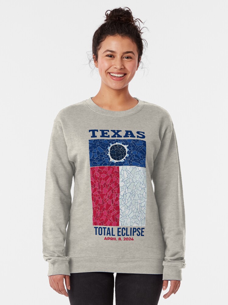 Thumbnail 2 of 5, Pullover Sweatshirt, Texas 2024 Total Eclipse designed and sold by Eclipse2024.