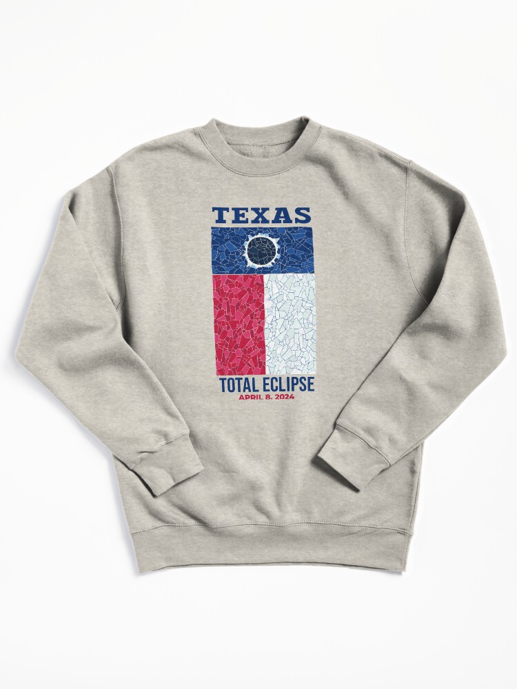 Thumbnail 2 of 7, Pullover Sweatshirt, Texas 2024 Total Eclipse designed and sold by Eclipse2024.