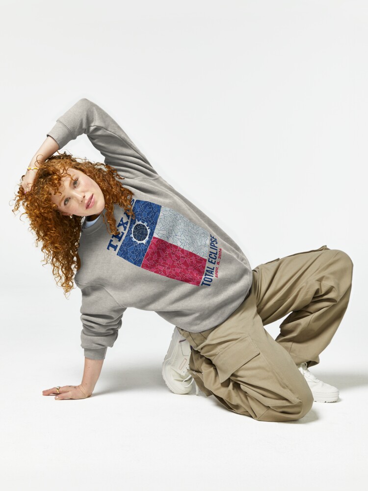 Thumbnail 6 of 7, Pullover Sweatshirt, Texas 2024 Total Eclipse designed and sold by Eclipse2024.