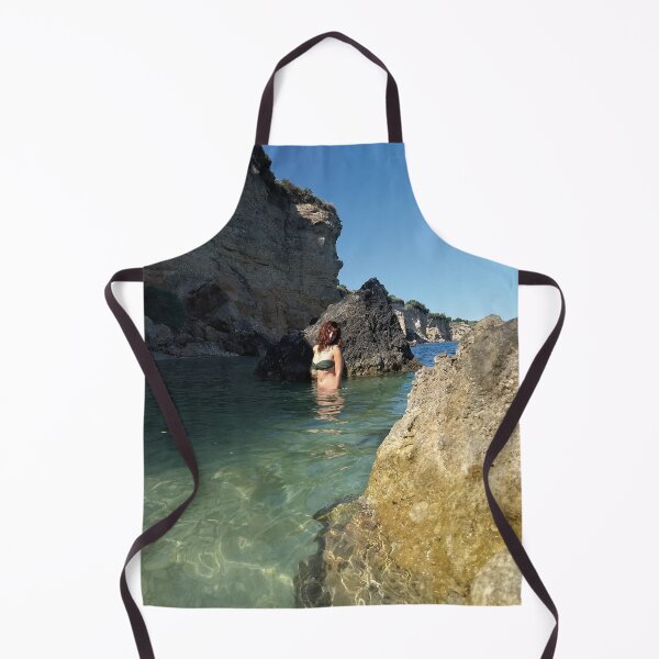 Item preview, Serene Sea Moments: Girl Amongst the Rocks designed and sold by EpicVistas.