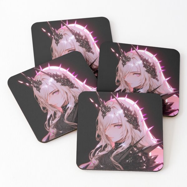 Item preview, Pretty Pink and Black Warrior Princess Anime Girl designed and sold by bubblegoth.