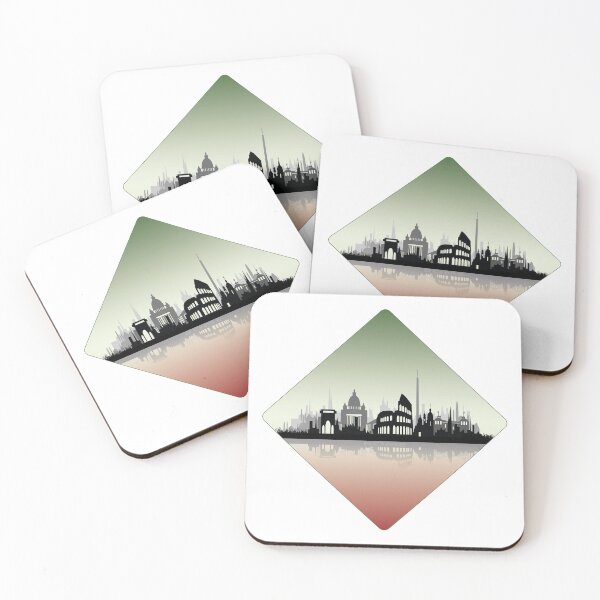 Aperçu de l'œuvre Rome Skyline créée et vendue par we-rove.