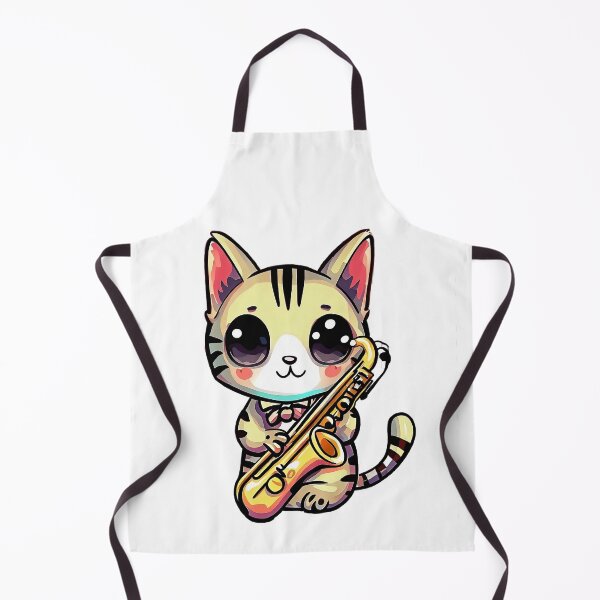 Item preview, Jazzy Cat Saxophone Music designed and sold by Pixel4Art.