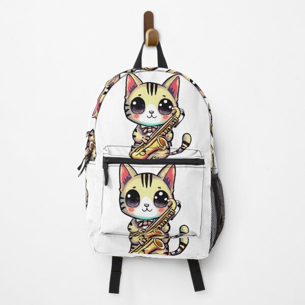 Item preview, Jazzy Cat Saxophone Music designed and sold by Pixel4Art.