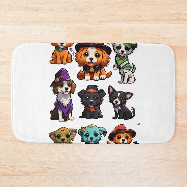 Item preview, Spooky Paws & Playful Howls: Adorable Puppy Halloween Stickers designed and sold by irosh madushan.