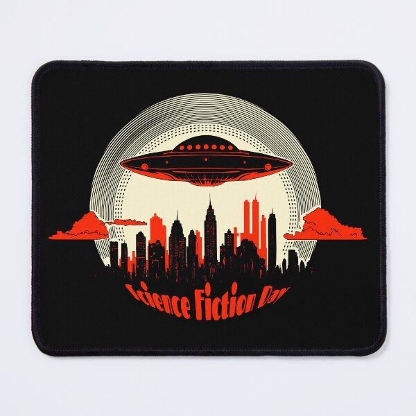 Item preview, National Science Fiction Day UFO designed and sold by HolidayBug.