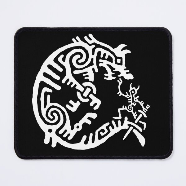 Item preview, Tyr and Fenrir (Hvítr) designed and sold by TheBadgerKing.
