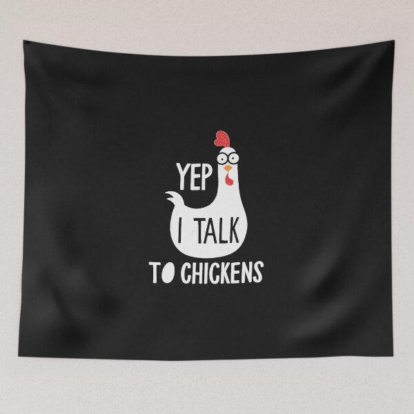 Item preview, Yep I Talk To Chickens Funny Cute Chicken Gift designed and sold by HarryFleischerd.