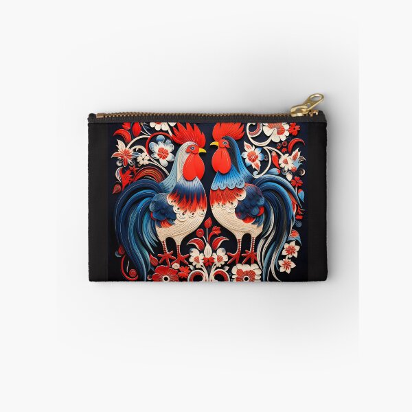 Item preview, Dala style roosters with flowers designed and sold by Kristylynn757.