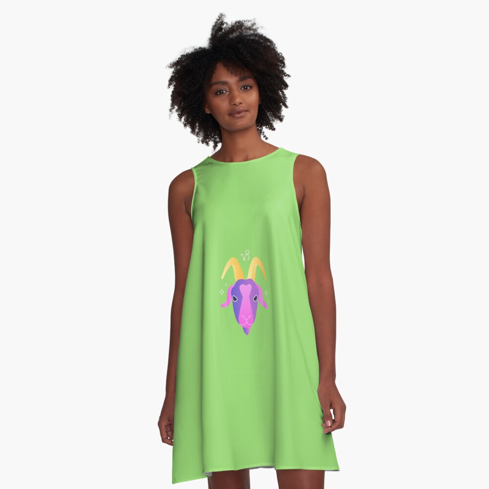 Vista previa del artículo con la obra «Vestido acampanado», diseñado y vendido por AstroSomething.