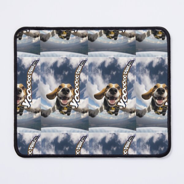 Item preview, YoOoO DAWG! It's a skydiving Beagle! designed and sold by PrintSideYerp.
