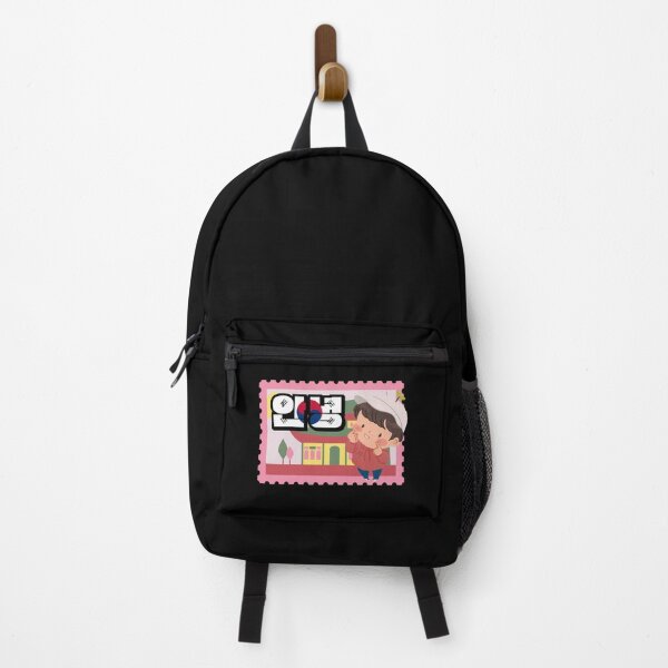 Item preview, Annyeong | Cute Flower Boy with Korean Palace Stamp designed and sold by Kimochi-Shop.