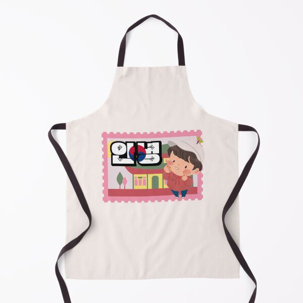 Item preview, Annyeong | Cute Flower Boy with Korean Palace Stamp designed and sold by Kimochi-Shop.