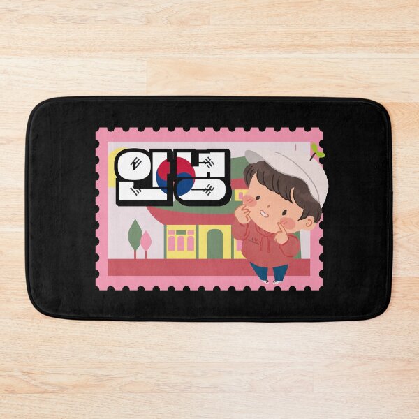 Item preview, Annyeong | Cute Flower Boy with Korean Palace Stamp designed and sold by Kimochi-Shop.