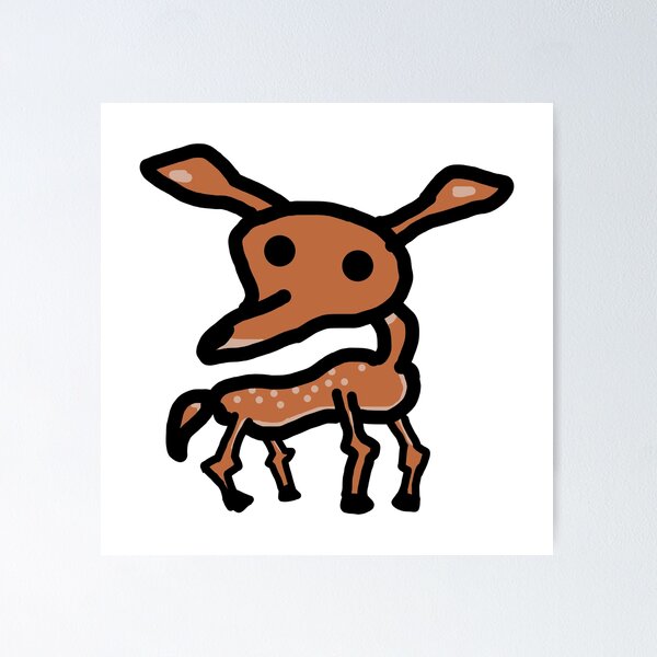 Item preview, Goofy deer designed and sold by BobobDesign.