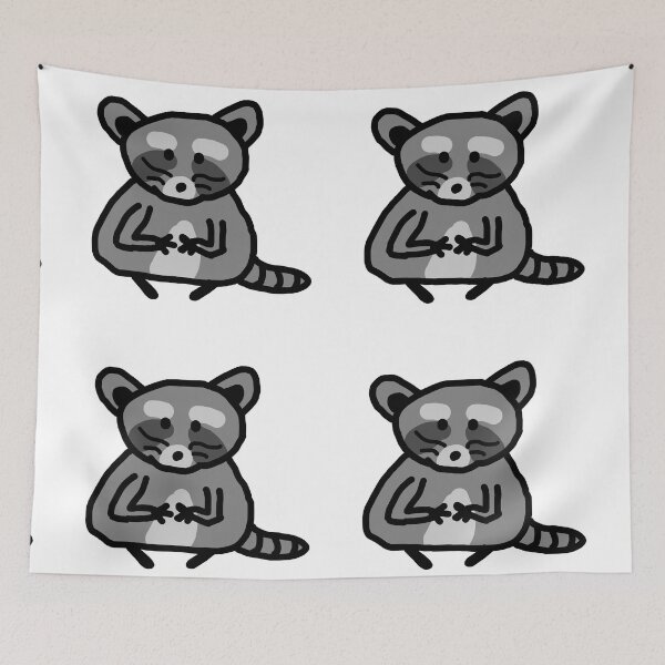 Item preview, Goofy racoon designed and sold by BobobDesign.