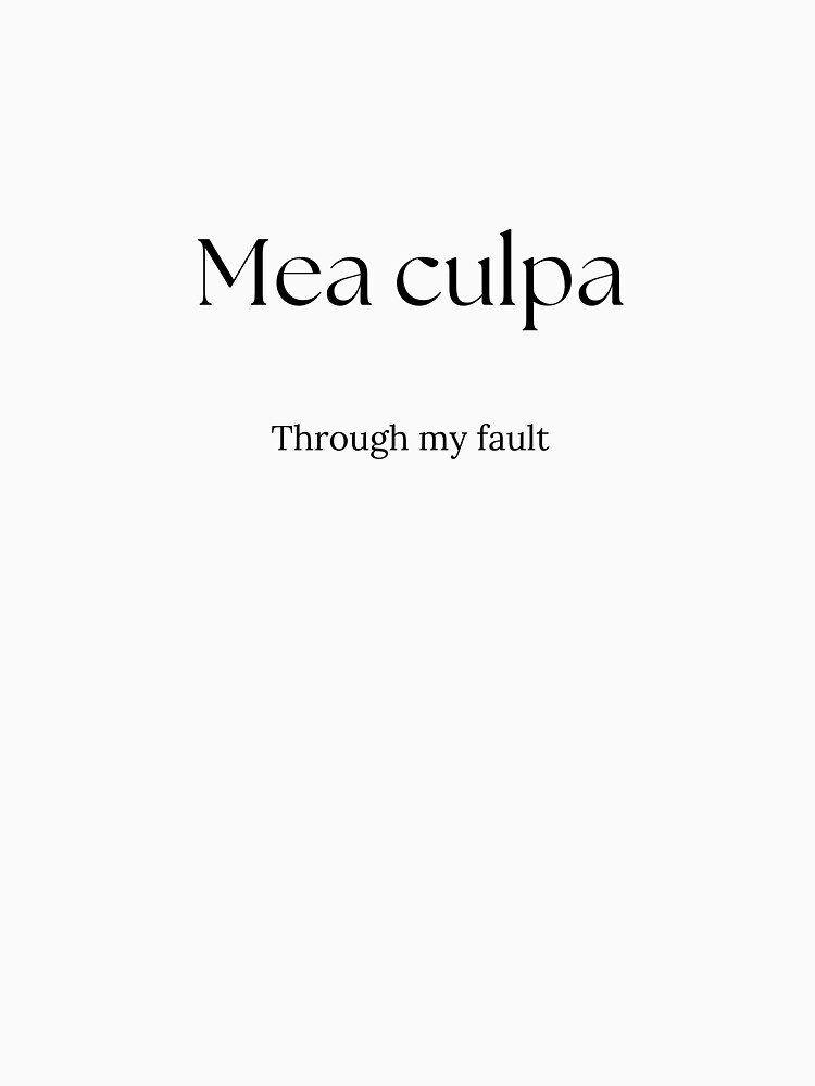 Latin saying Mea Culpa - Latin' Beanie