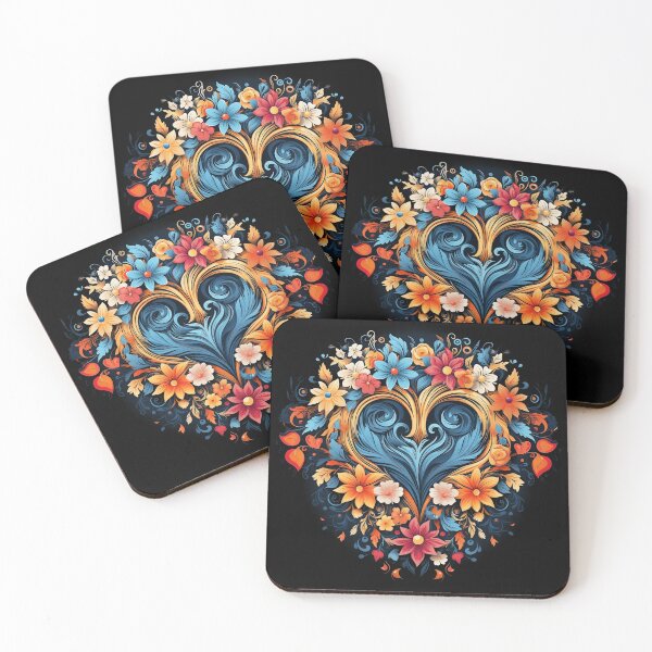 Item preview, Heart Surrounded by Flowers designed and sold by InfinityCircle.