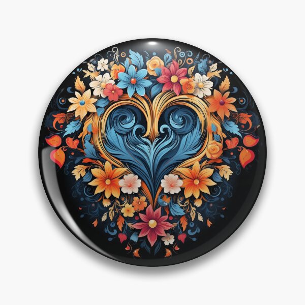 Item preview, Heart Surrounded by Flowers designed and sold by InfinityCircle.