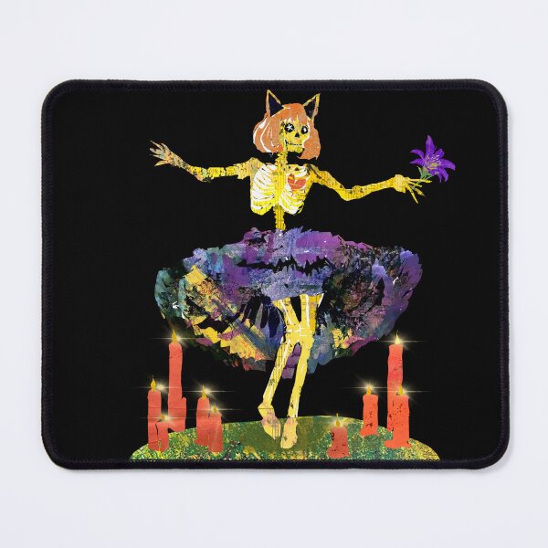 Item preview, Halloween Girly Skeleton Dancing by Candlelight designed and sold by ginaisarty.