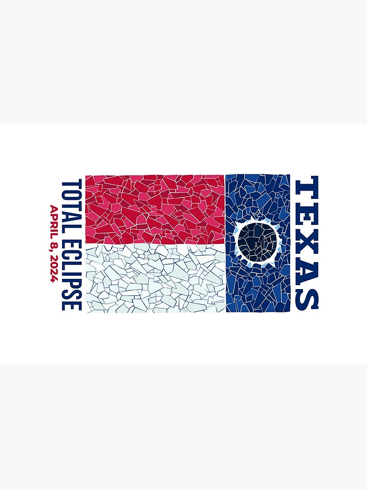 Thumbnail 4 of 4, Zipper Pouch, Texas 2024 Total Eclipse designed and sold by Eclipse2024.