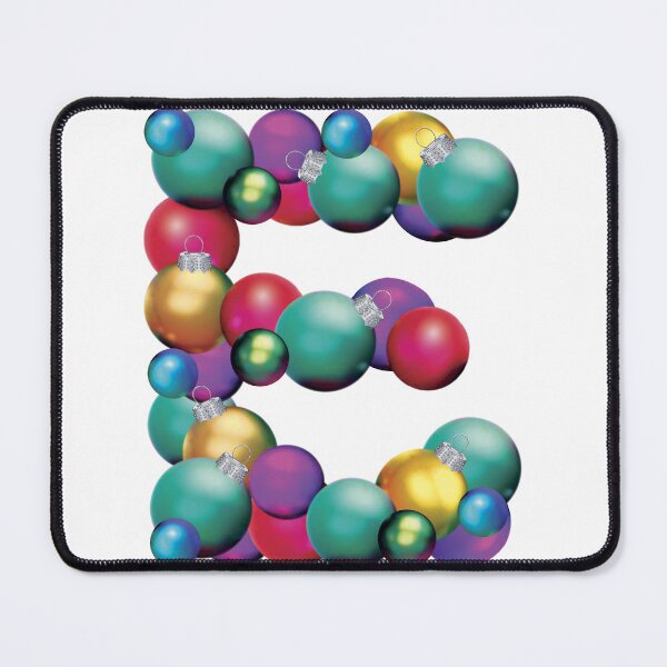 CHRISTMAS LETTER E Mouse Pad