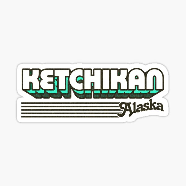 Artikel-Vorschau von Ketchikan, Alaska | Retro Streifen, designt und verkauft von retroready.