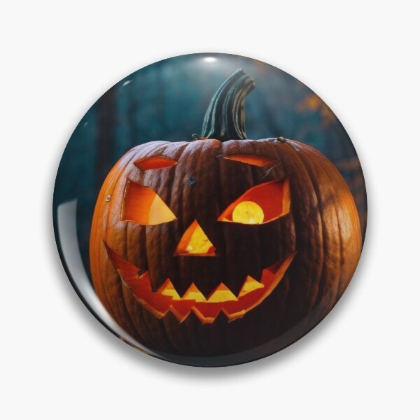 Item preview, Mystical Midnight: Spooky Jack-o'-Lantern in a Glowing Forest designed and sold by irosh madushan.