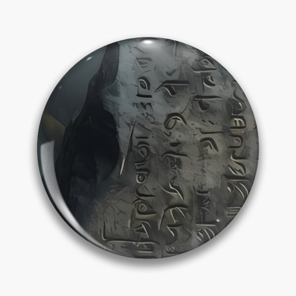 Item preview, a large stone with some writing on it designed and sold by Dark Fantasy Store.