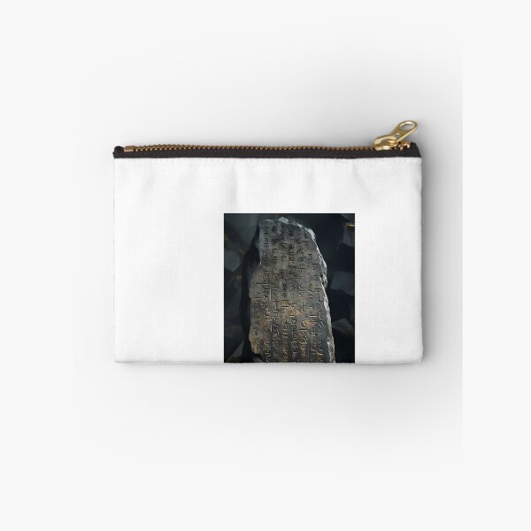 Item preview, a large stone with some writing on it designed and sold by Dark Fantasy Store.