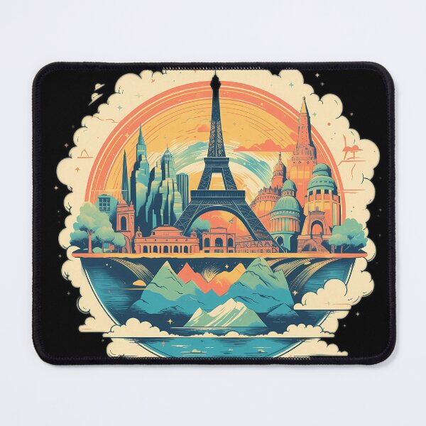 Item preview, "Majestic Eiffel Tower" designed and sold by Art-Vortex-fr.