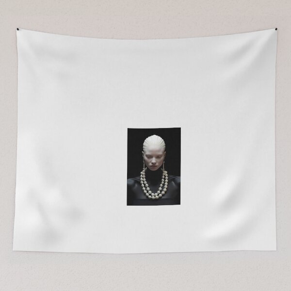 Item preview, a mannequin with white hair and pearls designed and sold by Dark Fantasy Store.