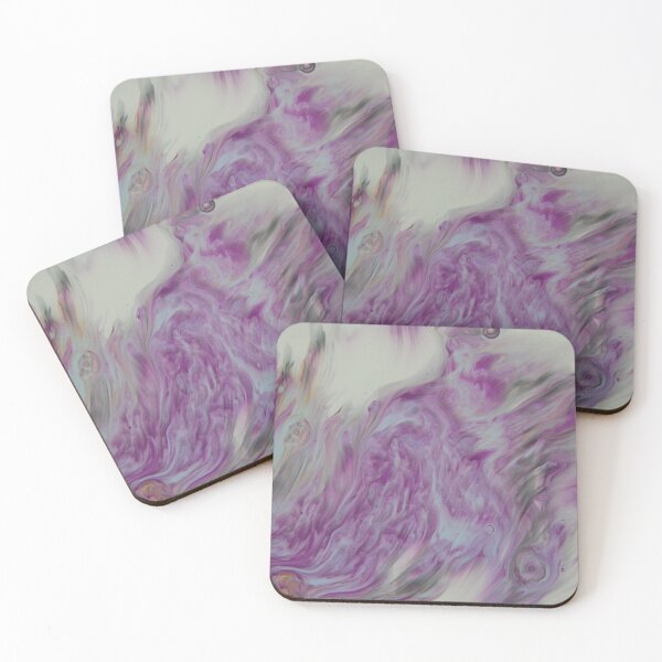 Item preview, Fluid Nature - Feathered Pastels - Acrylic Pour Art designed and sold by vmajzlik.