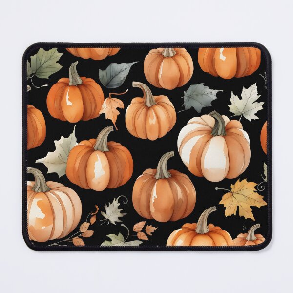 Item preview, Pumpkins Black Background designed and sold by artificialnctrn.