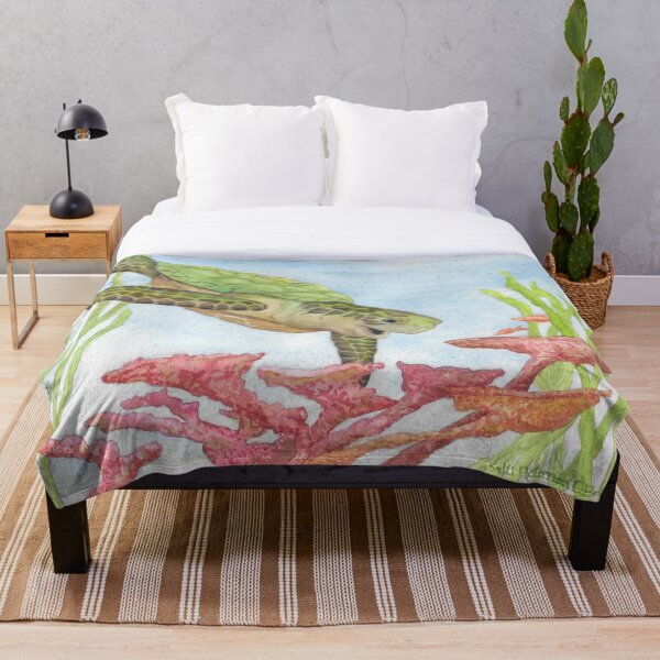 Item preview, Hawksbill Sea Turtle Diving for Dinner designed and sold by Kelli Noteman O'Brien.
