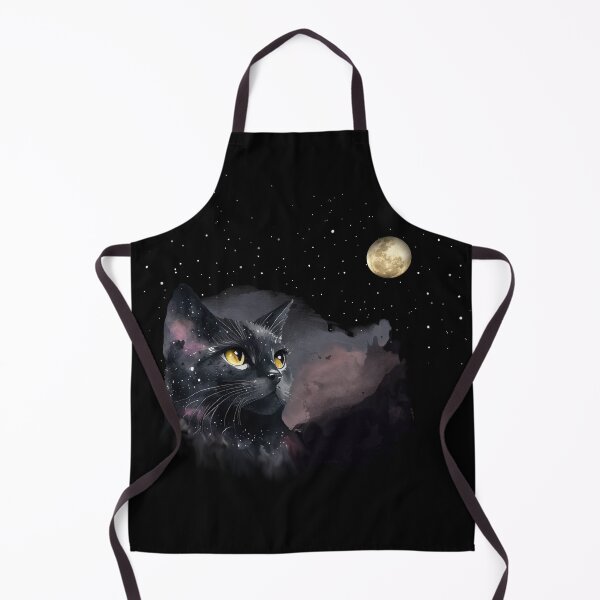 Item preview, THE CAT AND THE MOON, ROMANTIC AND MYSTERIOUS BLACK CAT designed and sold by Danicus666.