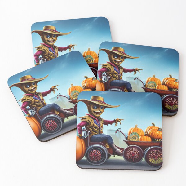 Item preview, Mystical Mobile: The Halloween Horse-drawn Haven designed and sold by AmazinfArt.