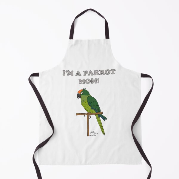 Item preview, I'm a Parrot Mom! - Peach Fronted Conure designed and sold by Laughing Parrot Studio.