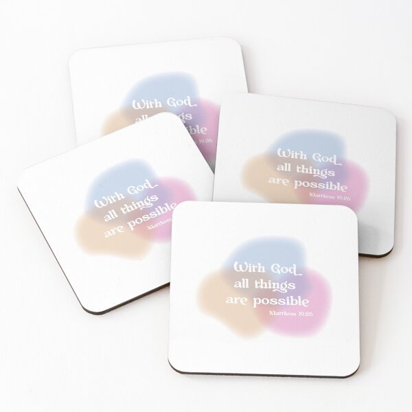 Item preview, With God all things are possible designed and sold by TheChristianBox.