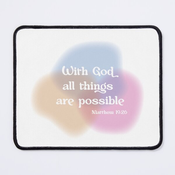 Item preview, With God all things are possible designed and sold by TheChristianBox.