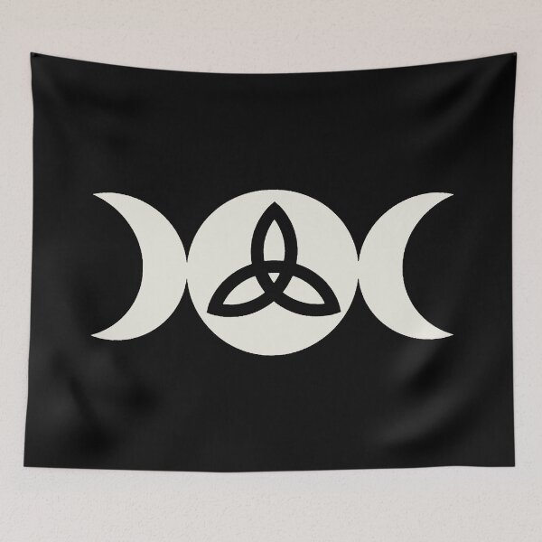 Aperçu de l'œuvre Symbole de la déesse de la lune triple Sigil Wicca créée et vendue par Yellowriversss.