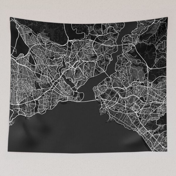Item preview, Istanbul City Map of Turkey - Full Moon designed and sold by deMAP.