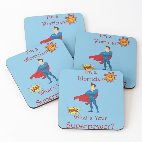 Item preview, Mortician Superhero Blue designed and sold by MissLadyGraves.