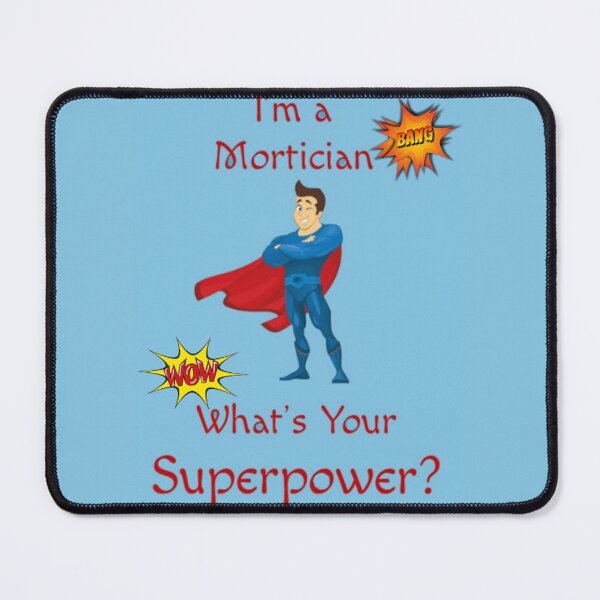 Item preview, Mortician Superhero Blue designed and sold by MissLadyGraves.