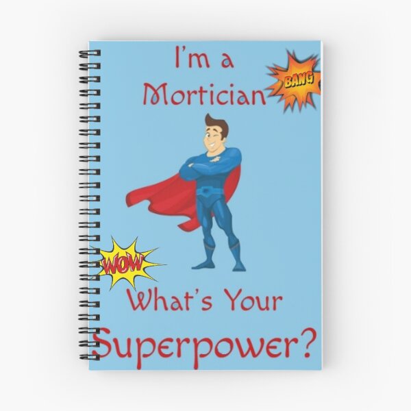 Item preview, Mortician Superhero Blue designed and sold by MissLadyGraves.