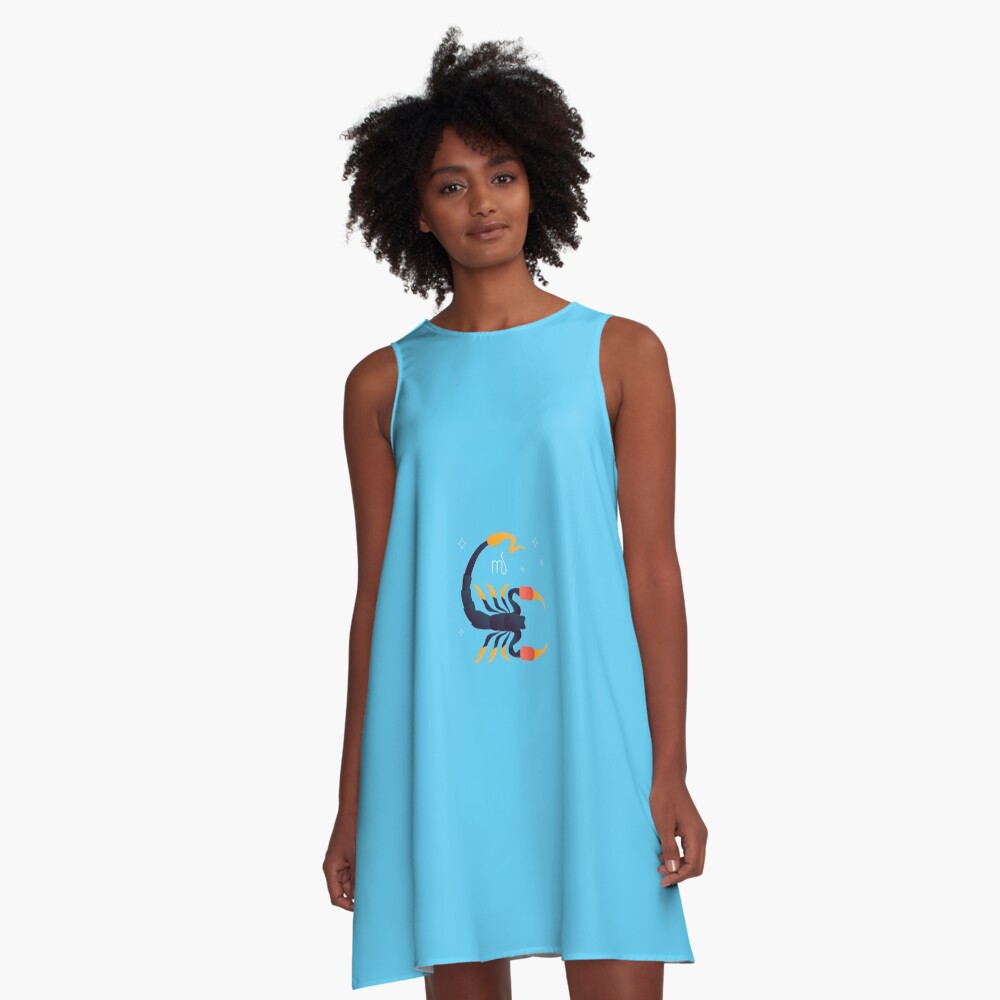 Vista previa del artículo con la obra «Vestido acampanado», diseñado y vendido por AstroSomething.