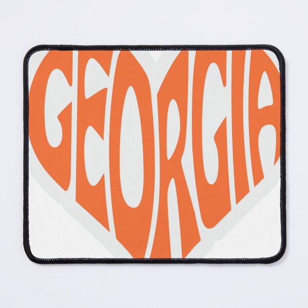 Item preview, Georgia heart graphic design art print designed and sold by dcrc.