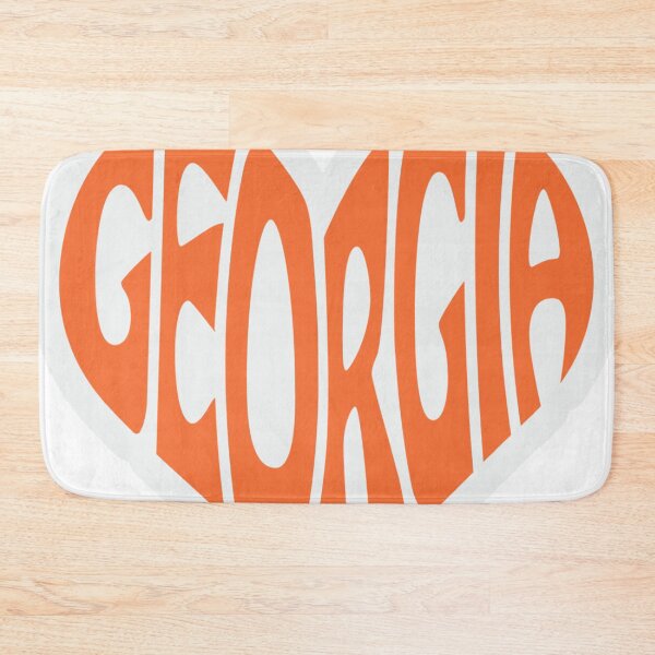 Item preview, Georgia heart graphic design art print designed and sold by dcrc.