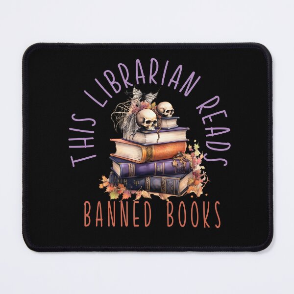 Item preview, Halloween Librarian Read Banned Books Spooky October Halloween Librarian Costume designed and sold by ShoniwDesigns.