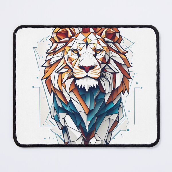Item preview, Geometric Lion Minimalist Logo designed and sold by irosh madushan.